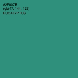 #2F907B - Eucalyptus Color Image