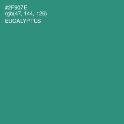 #2F907E - Eucalyptus Color Image