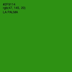 #2F9114 - La Palma Color Image