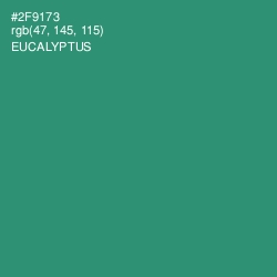 #2F9173 - Eucalyptus Color Image