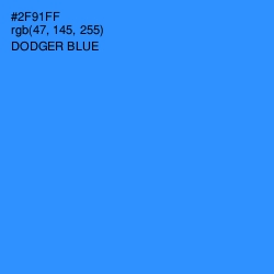 #2F91FF - Dodger Blue Color Image