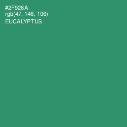 #2F926A - Eucalyptus Color Image