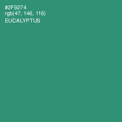 #2F9274 - Eucalyptus Color Image