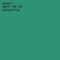 #2F9277 - Eucalyptus Color Image