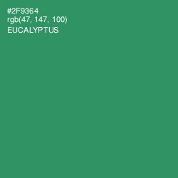 #2F9364 - Eucalyptus Color Image