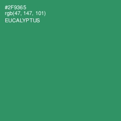 #2F9365 - Eucalyptus Color Image