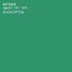 #2F936B - Eucalyptus Color Image