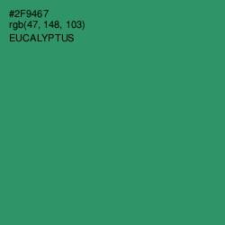 #2F9467 - Eucalyptus Color Image