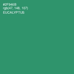 #2F946B - Eucalyptus Color Image