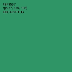 #2F9567 - Eucalyptus Color Image