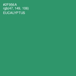 #2F956A - Eucalyptus Color Image