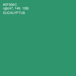 #2F956C - Eucalyptus Color Image