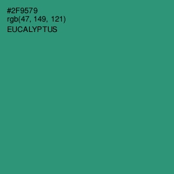 #2F9579 - Eucalyptus Color Image