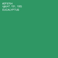 #2F9764 - Eucalyptus Color Image