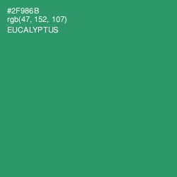 #2F986B - Eucalyptus Color Image