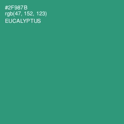 #2F987B - Eucalyptus Color Image
