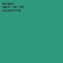 #2F987E - Eucalyptus Color Image