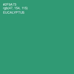 #2F9A73 - Eucalyptus Color Image