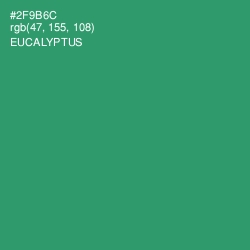 #2F9B6C - Eucalyptus Color Image