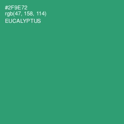 #2F9E72 - Eucalyptus Color Image