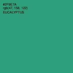 #2F9E7A - Eucalyptus Color Image