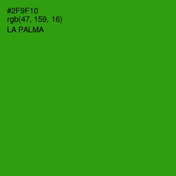 #2F9F10 - La Palma Color Image