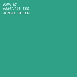 #2FA187 - Jungle Green Color Image