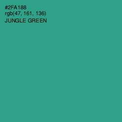 #2FA188 - Jungle Green Color Image