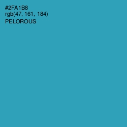 #2FA1B8 - Pelorous Color Image