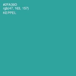 #2FA39D - Keppel Color Image