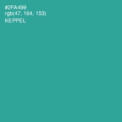 #2FA499 - Keppel Color Image