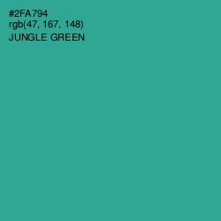 #2FA794 - Jungle Green Color Image