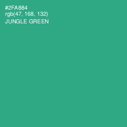 #2FA884 - Jungle Green Color Image