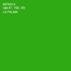 #2FA914 - La Palma Color Image