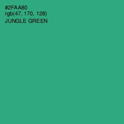 #2FAA80 - Jungle Green Color Image