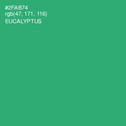 #2FAB74 - Eucalyptus Color Image