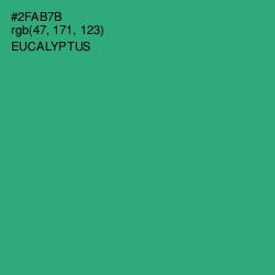#2FAB7B - Eucalyptus Color Image