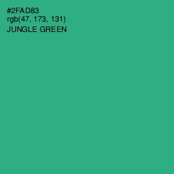 #2FAD83 - Jungle Green Color Image