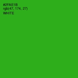 #2FAE1B - Forest Green Color Image