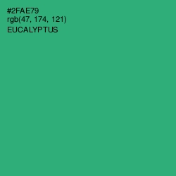 #2FAE79 - Eucalyptus Color Image