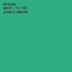 #2FAE84 - Jungle Green Color Image
