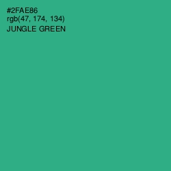 #2FAE86 - Jungle Green Color Image