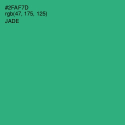 #2FAF7D - Jade Color Image