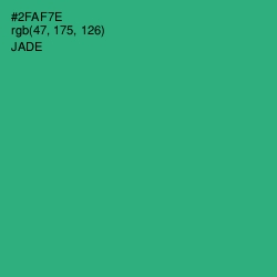 #2FAF7E - Jade Color Image