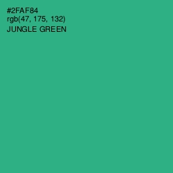 #2FAF84 - Jungle Green Color Image