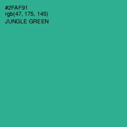 #2FAF91 - Jungle Green Color Image