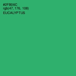 #2FB06C - Eucalyptus Color Image