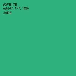 #2FB17E - Jade Color Image