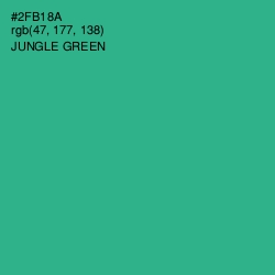 #2FB18A - Jungle Green Color Image