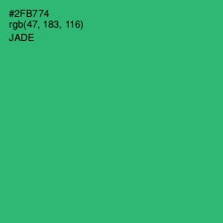 #2FB774 - Jade Color Image